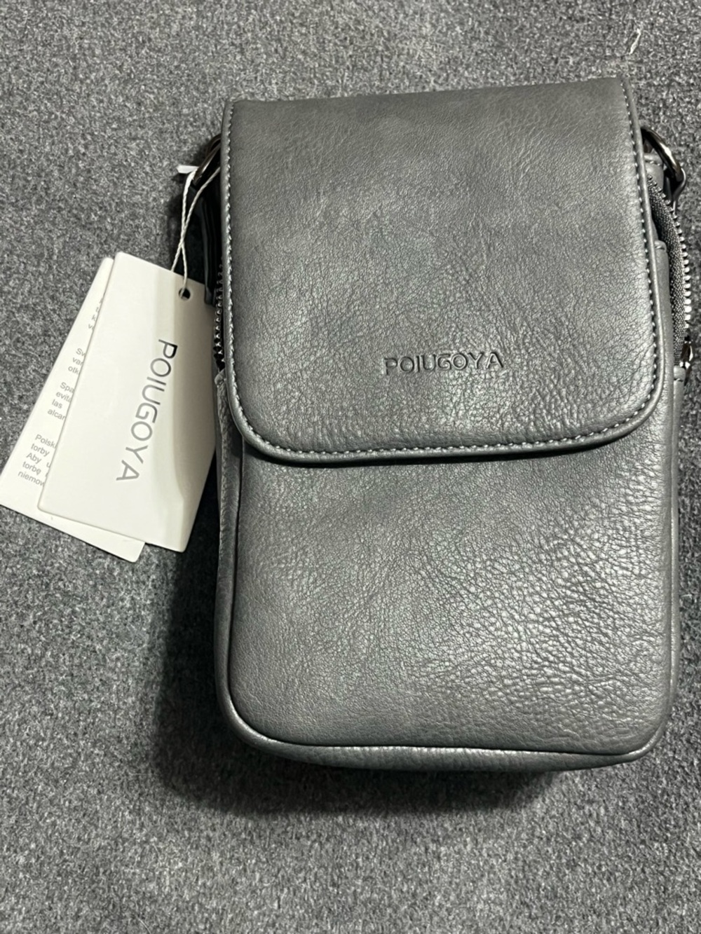 Black Men’s Compact Crossbody Belt Bag
